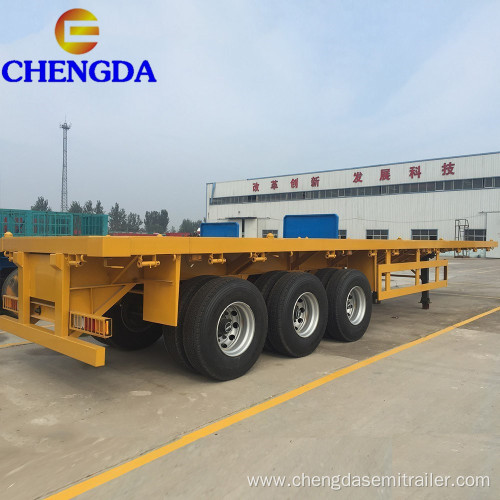 2 Axle 40ft Flatbed Trailer